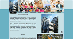 Desktop Screenshot of geminis10.com